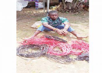 Teen nabbed in Ogun for stealing cables