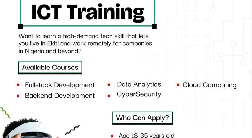Ekiti state govt unveils new ICT training initiative for youth