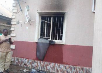 Kwara: Five-year-old playing with matches sets duplex on fire