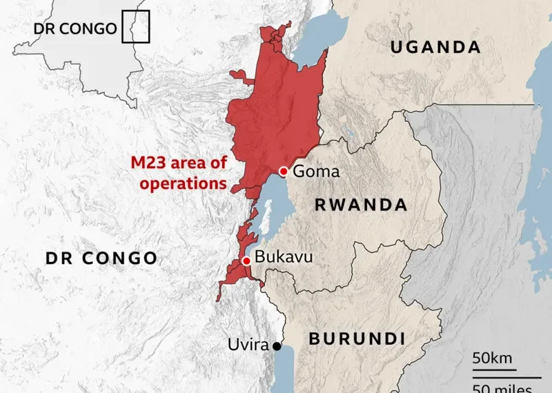 DRC offers $5 Million bounty for M23 rebel leaders as conflict escalates